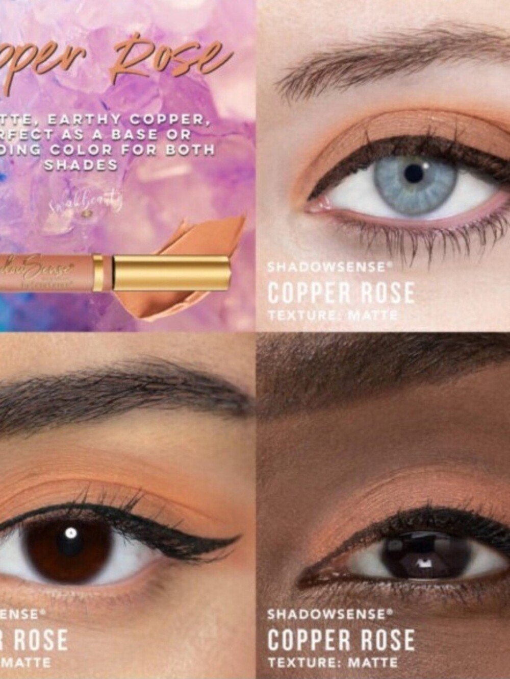 SeneGence Copper Rose ShadowSense Matte Eyeshadow-Limited Edition